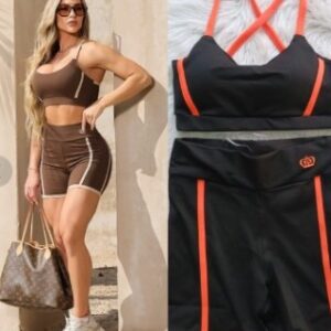 Conjunto de academia com short